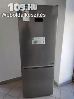 70cm széles kombinált hűtőszekrény. Beko RCNE 560E40 ZXP  2év garancia.